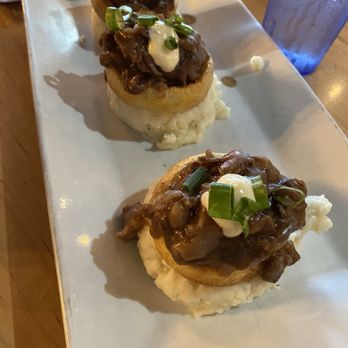 The Bruce Bar & Grill - Yorkshire pudding braised beef appetizer - Steakhouses Near Me - Kincardine, Ontario The Bruce Bar & Grill - Yorkshire pudding braised beef appetizer - Steakhouses Near Me - Kincardine, Ontario