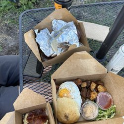 Blue Wing Frog - Blue Wing Burger Catfish Tacos