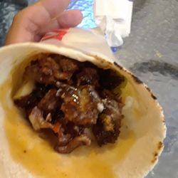 Shawarma - Doesn't look like much, but it sure tastes good!!