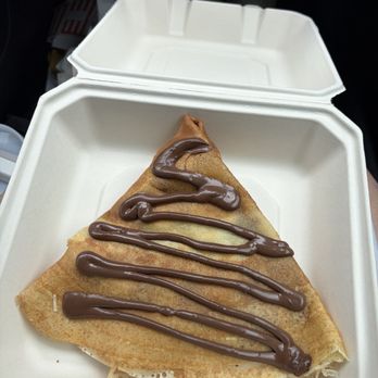 Caramel Cow - Banana Nutella crepe. So good! - Bakeries Near Me - DeFuniak Springs, Florida