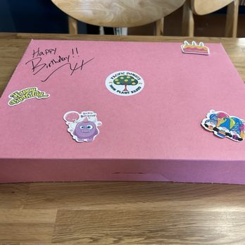 Pacific Donuts - Box decorated for my birthday per request - Donuts Near Me - Forest Grove, Oregon