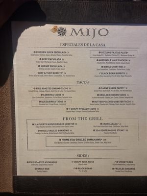 Menu photo 8 Mijo Modern Mexican Restaurant Las Vegas, NV Menu photo 8 Mijo Modern Mexican Restaurant Las Vegas, NV