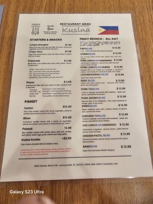 Menu photo 5 Kusina Jacksonville, FL