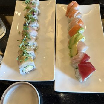 Harmony Cuisine 2B1 - Rainbow roll and Yuzu Hama roll - Japanese Near Me - San Diego, California Harmony Cuisine 2B1 - Rainbow roll and Yuzu Hama roll - Japanese Near Me - San Diego, California