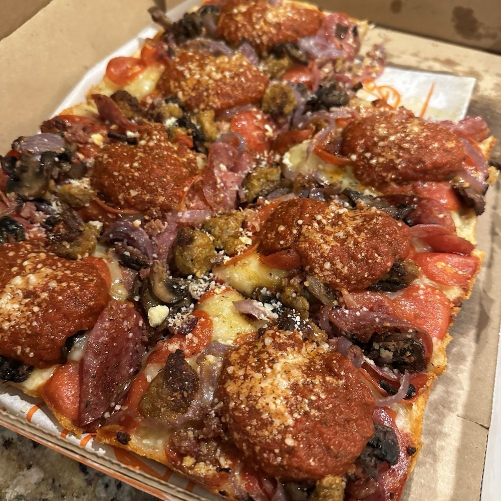 Wild Child Pizza - All meat with mushroom and onion - Pizza Near Me - Portland, Oregon