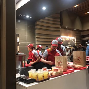 Jollibee - Busy counter taking orders and serving. - Fast Food Near Me - New York, New York Jollibee - Busy counter taking orders and serving. - Fast Food Near Me - New York, New York