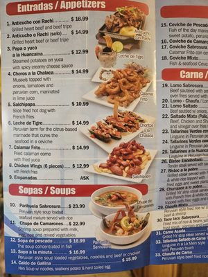 Menu photo 4 Sabrosura Peruana New Rochelle, NY