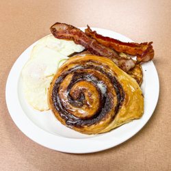 Sticks Stones and Bonez - Cinnamon Roll French Toast in the Bistro within Sticks Stones and Bonez.