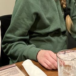 Iron Chest Steakhouse - Family conversation on Christmas Eve
