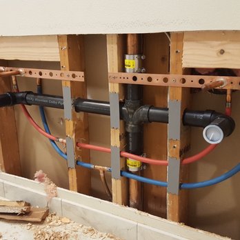 Viking Plumbing Services - Remodel; rough in for double lav sinks. It all comes together when trimming out fixtures for the finished product. - Plumbing Near Me Viking Plumbing Services - Remodel; rough in for double lav sinks. It all comes together when trimming out fixtures for the finished product. - Plumbing Near Me