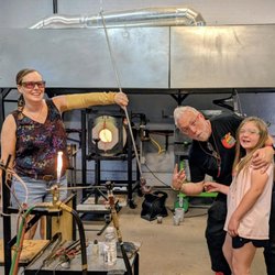 High Gravity Glassworks - Private event with the pepper pals, where each person made their own glass pepper