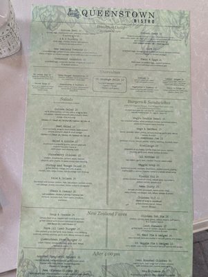 Menu photo 5 Queenstown Bistro San Diego, CA Menu photo 5 Queenstown Bistro San Diego, CA