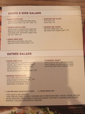 Menu photo 8 Outback Steakhouse Euless, TX