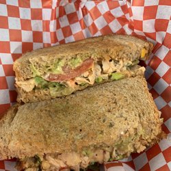 Holy Guacamole Chicken Salad Sandwich