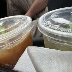 Dunkin' - The flex green straws because that's what they GAVE us!!! (At least we got straws)