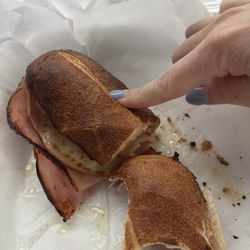 Sub American burnt, missing chips, pickle and dressing as pictured when ordering on door dash. 12.99 for a sandwich that is nasty.