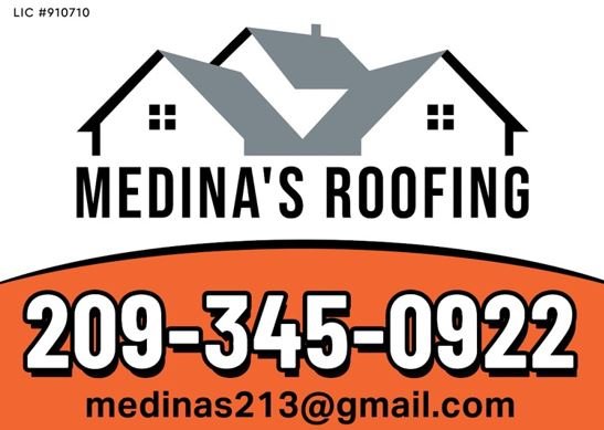 Slide of Medina's Roofing