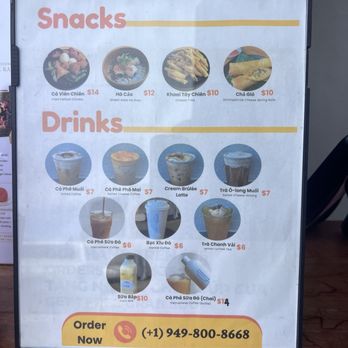 Xoi Xinh - drink menu - Vietnamese Near Me - Fountain Valley, California Xoi Xinh - drink menu - Vietnamese Near Me - Fountain Valley, California