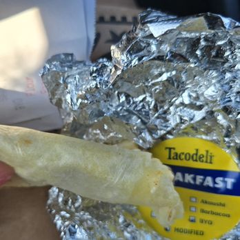 Tacodeli - Papa's and sausage custom taco - Tacos Near Me - Cedar Park, Texas