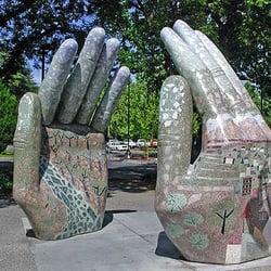 City of Chico - These hands are awesome to see in person! Downtown Chico, CA