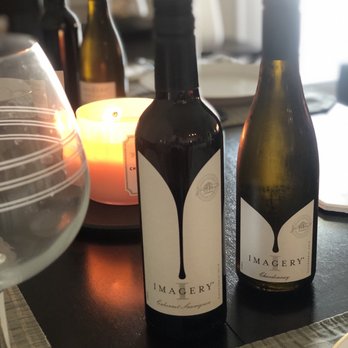 Maggiano's - Wine from the date night package. One Chardonnay and one Cabernet Sauvignon (half bottles) - Italian Near Me - Overland Park, Kansas