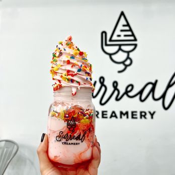 Surreal Creamery - It's My Birthday Mason Jar Special - Ice Cream & Frozen Yogurt Near Me - Philadelphia, Pennsylvania