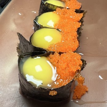 Sumo Sushi - Masago with Quail Egg - Sushi Bars Near Me - Las Vegas, Nevada Sumo Sushi - Masago with Quail Egg - Sushi Bars Near Me - Las Vegas, Nevada
