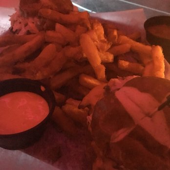 Maru Karaoke Lounge - Maru Bulgogi Burger w/ Fries - Lounges Near Me - New York, New York