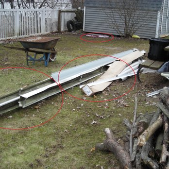 Guardian Roofing - old gutters left behind - Roofing Near Me
