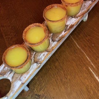 Cascalote Latin Bistro - Mango shots - Latin American Near Me - New York, New York