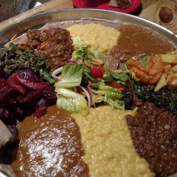 Addissae - Vegetarian sampler - Ethiopian Near Me - Asheville, North Carolina