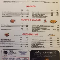 Los Cazadores Mexican Grill - Menu page 2