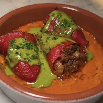 Mar Bella Boqueria - Stuffed peppers - Spanish Near Me - Denver, Colorado Mar Bella Boqueria - Stuffed peppers - Spanish Near Me - Denver, Colorado