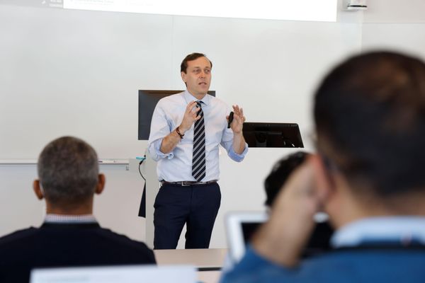 Columbia Business School, David Geffen Hall by null