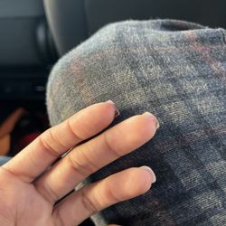 Crystal's Nails & Spa - My nails after they cut my finger and still charged full price