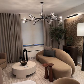 Stylish Window Treatments - Living Room - Shades & Blinds Near Me - New York, New York Stylish Window Treatments - Living Room - Shades & Blinds Near Me - New York, New York