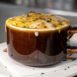 Alaska Pete's - French Onion Soup - a house favorite