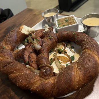 The Lab Collaborative - Pretzel &sausage - New American Near Me - Oceanside, California The Lab Collaborative - Pretzel &sausage - New American Near Me - Oceanside, California