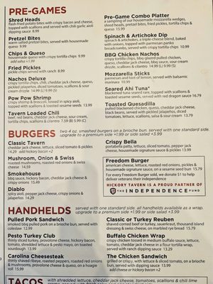 Menu photo 6 Hickory Tavern Columbia, SC