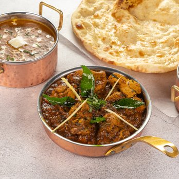 The Desi Accent - Lunch Combo - Chicken Ghee Roast, Dal Makhani, Rice & Butter Naan - Indian Near Me - Lombard, Illinois