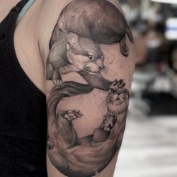 The Wolf and Witch Tattoo - Grimoire Tattoo
Chattanooga, TN
