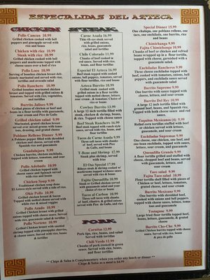 Menu photo 3 El Azteca Mexican Restaurant Claremore, OK Menu photo 3 El Azteca Mexican Restaurant Claremore, OK