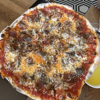 Mida - Pizza - bacon, pepperoni, short rib - Wine Bars Near Me - Boston, Massachusetts