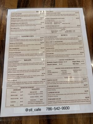 Menu photo 1 STL Cafe Miami, FL