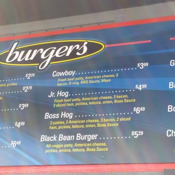 Boss Drive-In - Menu board - Fast Food Near Me - Seattle, Washington Boss Drive-In - Menu board - Fast Food Near Me - Seattle, Washington
