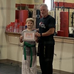 Mpact Sports - Coach Eric and Vedder.  GREEN BELT!!!!