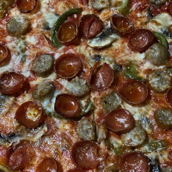 Philomena's - Ninja Turtle with sausage. Look at those pepperoni cups! - Pizza Near Me - Sunnyside, New York Philomena's - Ninja Turtle with sausage. Look at those pepperoni cups! - Pizza Near Me - Sunnyside, New York