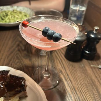 Trattoria Sofia - A special blueberry, coconut, & vodka cocktail - Italian Near Me - Houston, Texas Trattoria Sofia - A special blueberry, coconut, & vodka cocktail - Italian Near Me - Houston, Texas