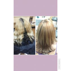 SmartStyle - Before and after color correction done by Jen at smart style payson.