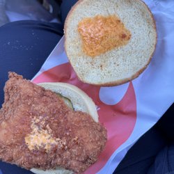 McDonald's - Worst "spicy crispy chicken sandwich" I've ever had, and I've had a lot of them!